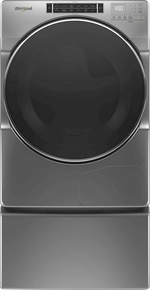 Alt View 11. Whirlpool - 7.4 Cu. Ft. 36-Cycle Electric Dryer - Chrome Shadow.