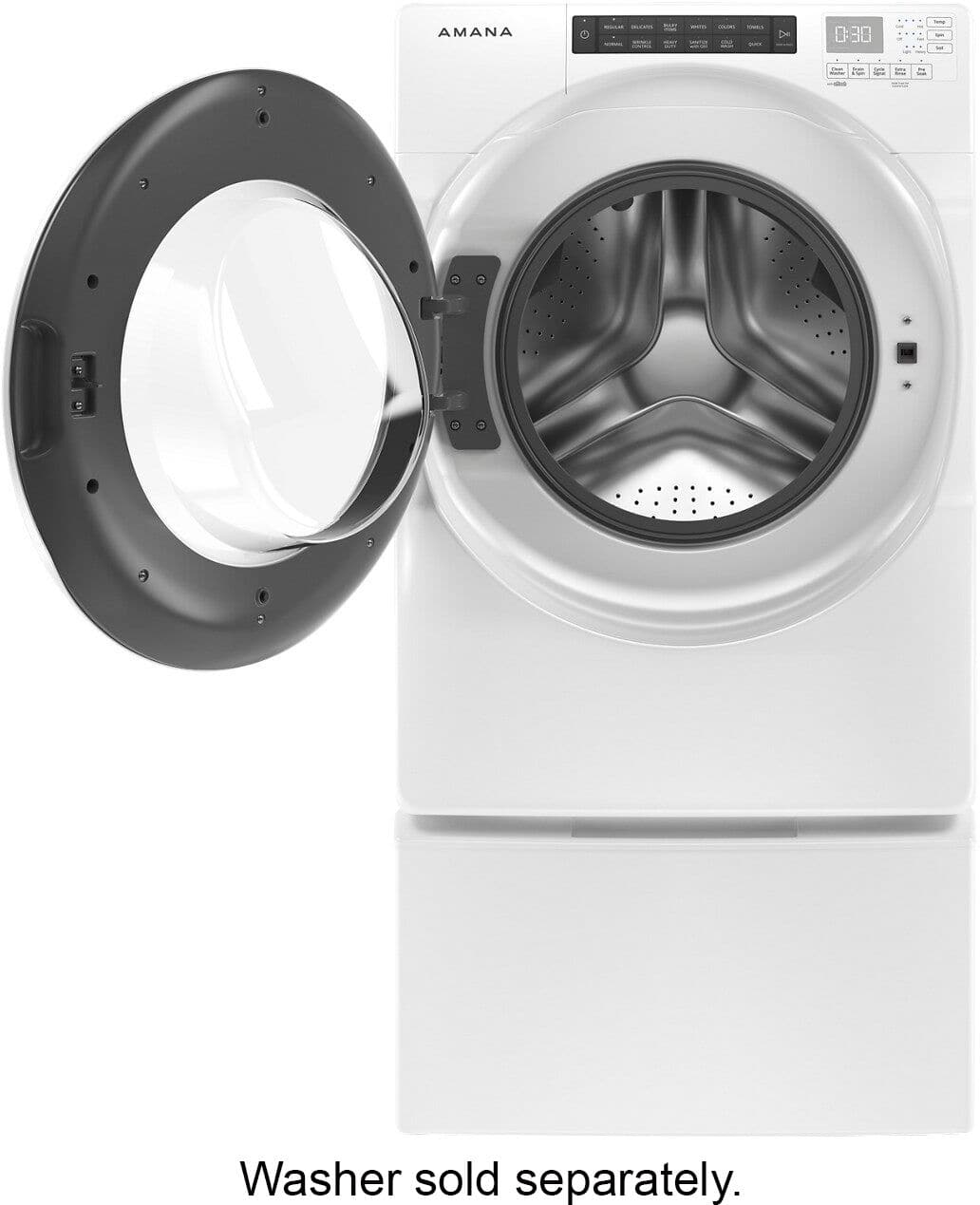 Alt View 16. Whirlpool - Washer/Dryer Laundry Pedestal with Storage Drawer - White.