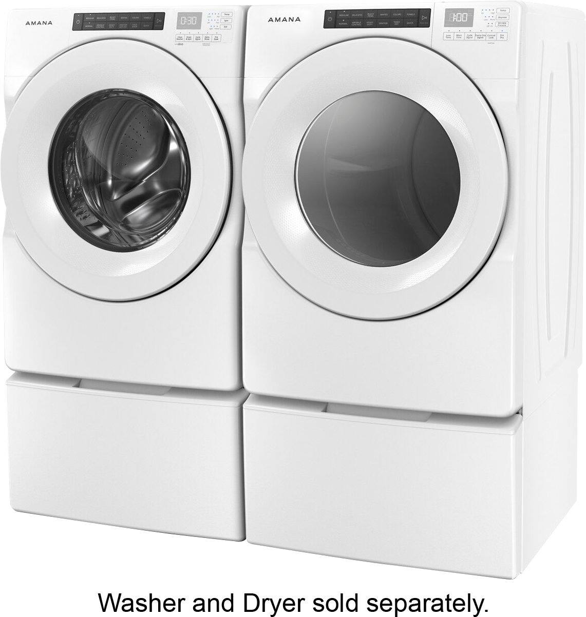 Alt View 24. Whirlpool - Washer/Dryer Laundry Pedestal with Storage Drawer - White.