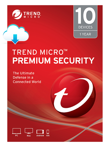 Trend Micro - Premium Security (10-Devices) (1-Year Subscription) - Android|Mac|Windows|iOS [Digital] was $99.99 now $39.99 (60.0% off)