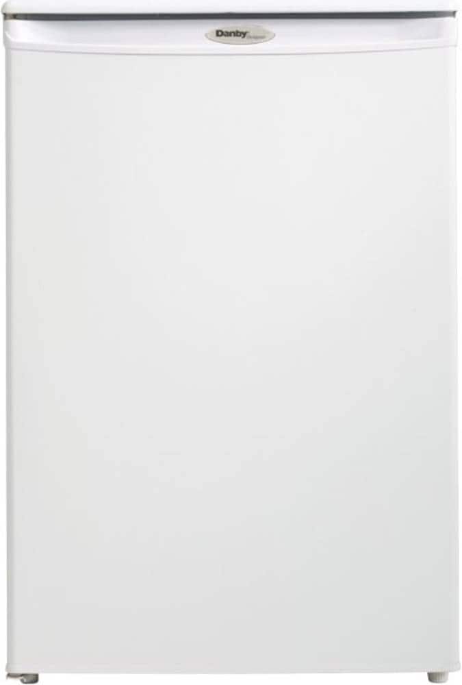 Front. Danby - Designer 4.3 Cu. Ft. Upright Freezer - White.