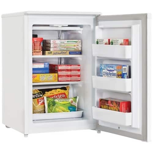 Alt View 14. Danby - Designer 4.3 Cu. Ft. Upright Freezer - White.