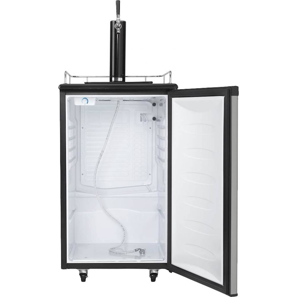 Alt View 11. Danby - 5.4 Cu. Ft. Kegerator - Stainless Steel Look.