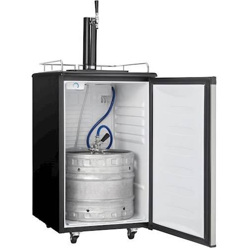 Alt View 15. Danby - 5.4 Cu. Ft. Kegerator - Stainless Steel Look.