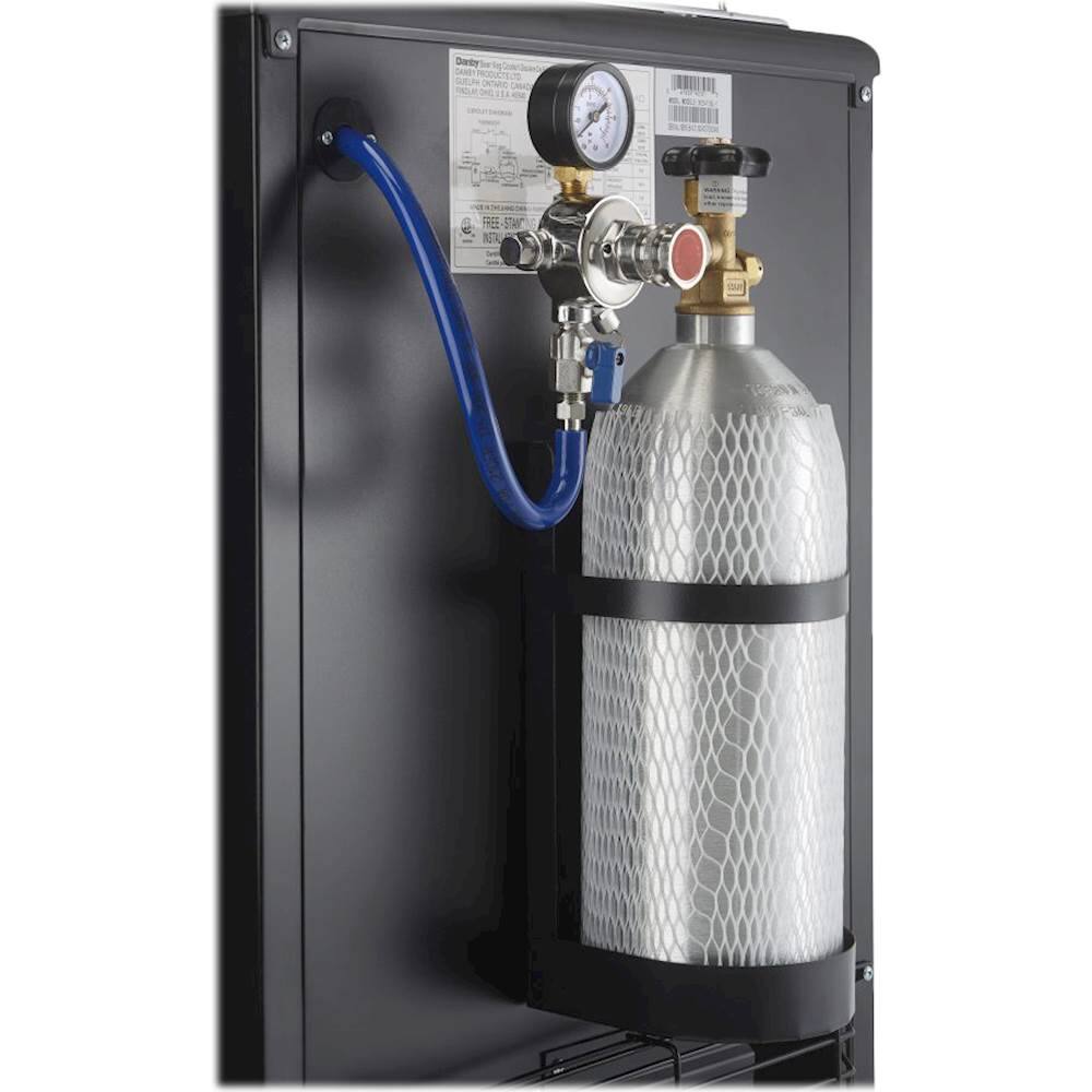 Alt View 19. Danby - 5.4 Cu. Ft. Kegerator - Stainless Steel Look.