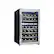 Front. Danby - Designer 38-Bottle Dual Zone Wine Cooler - Stainless Steel.