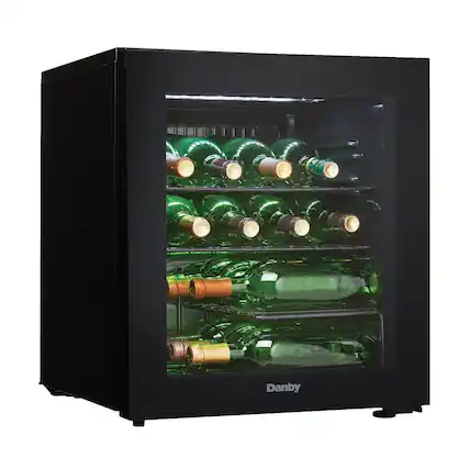 Front. Danby - 16-Bottle Wine Cooler.