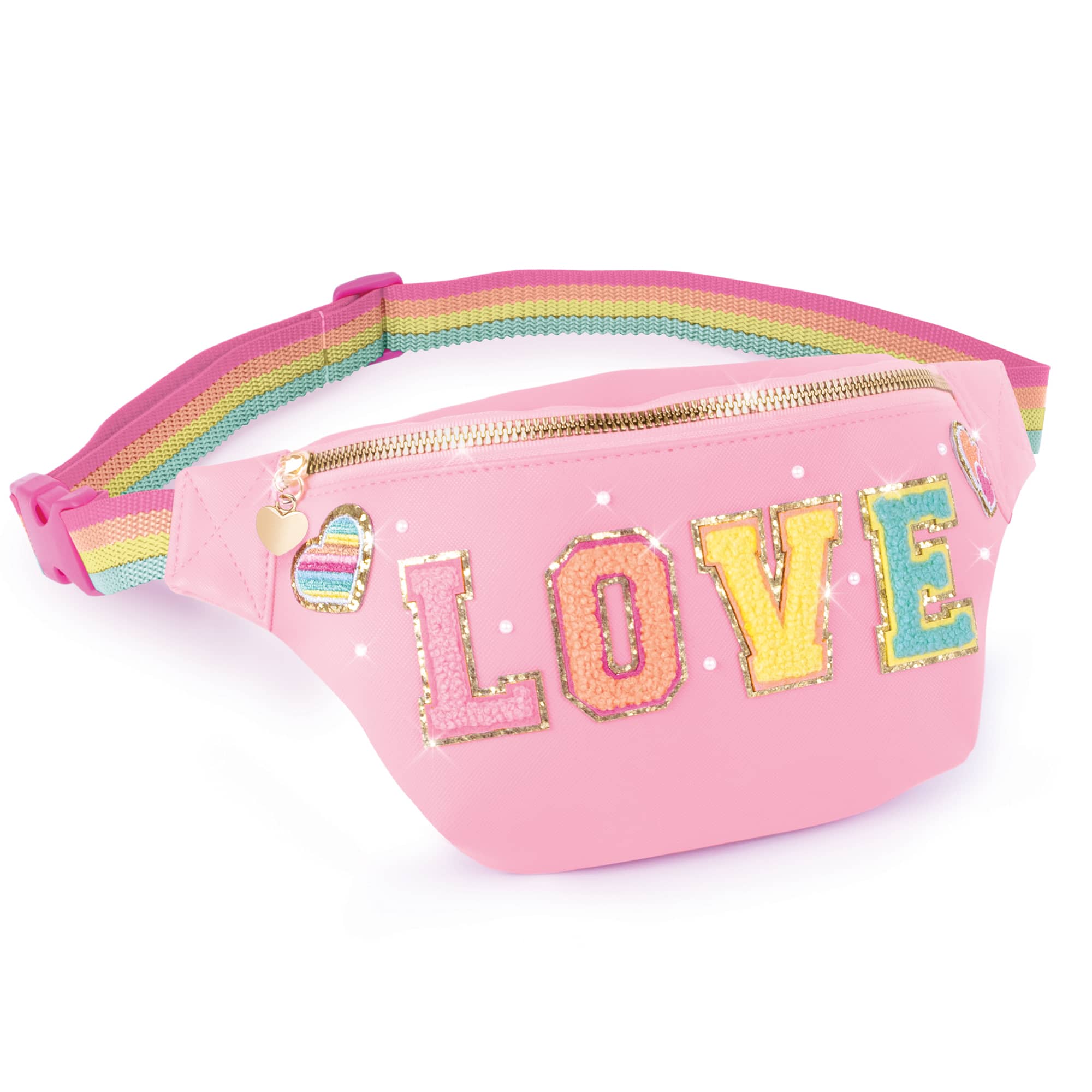 Make It Real Make It Real: Fashion Bum Bag with Patches Craft Kit, 9 ...
