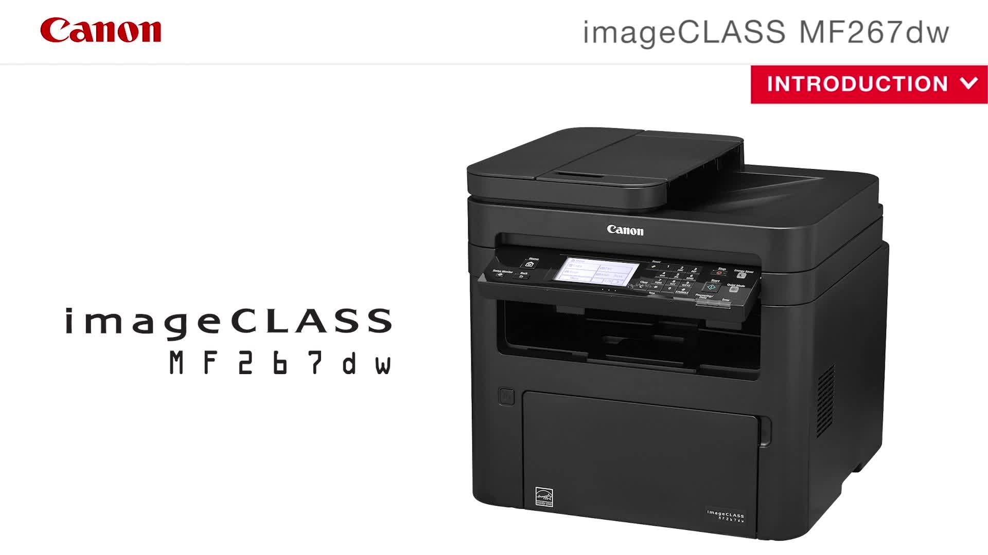 Canon ImageCLASS MF267dw Wireless Black And White All In One Laser   1226169935 Ap 