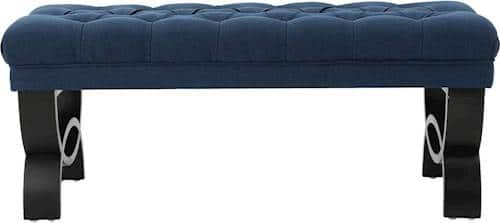 Noble House - Carmel Ottoman Bench - Dark Blue