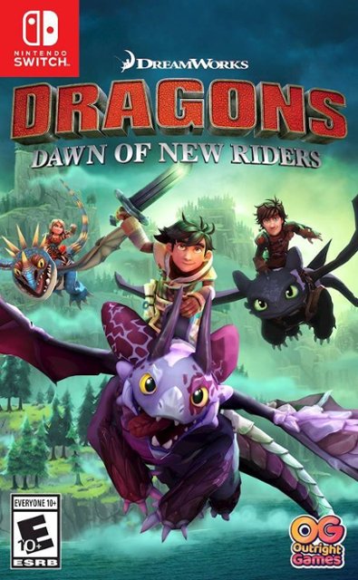 Front Zoom. Dragons Dawn of New Riders - Nintendo Switch.