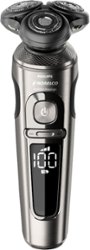 Philips Norelco - S9000 Prestige Qi-Charge Electric Shaver - Dark Brushed Chrome - Angle_Zoom