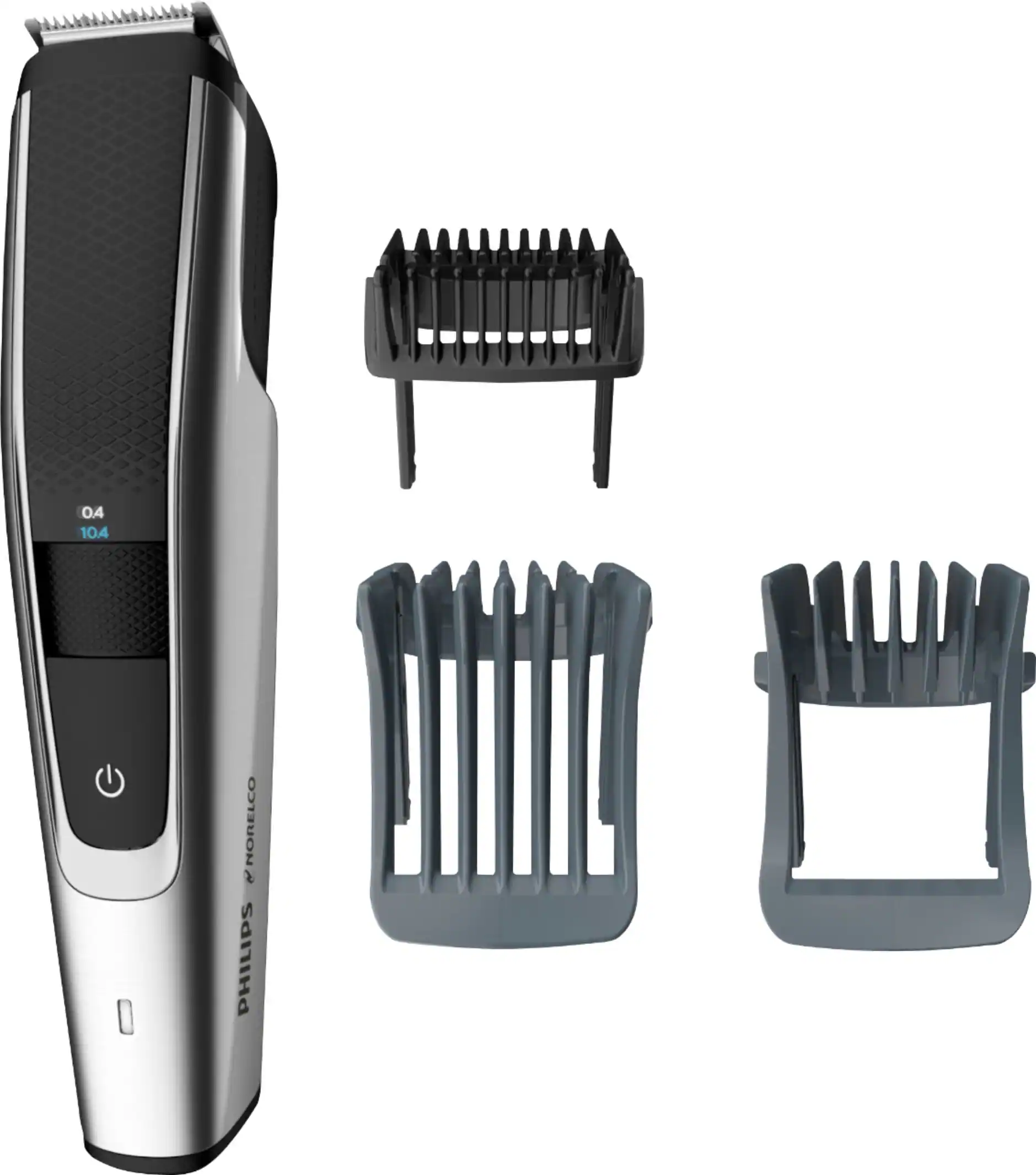 Angle. Philips Norelco - Beard and Hair Trimmer Series 5500, BT5511/49 - Black/Silver.