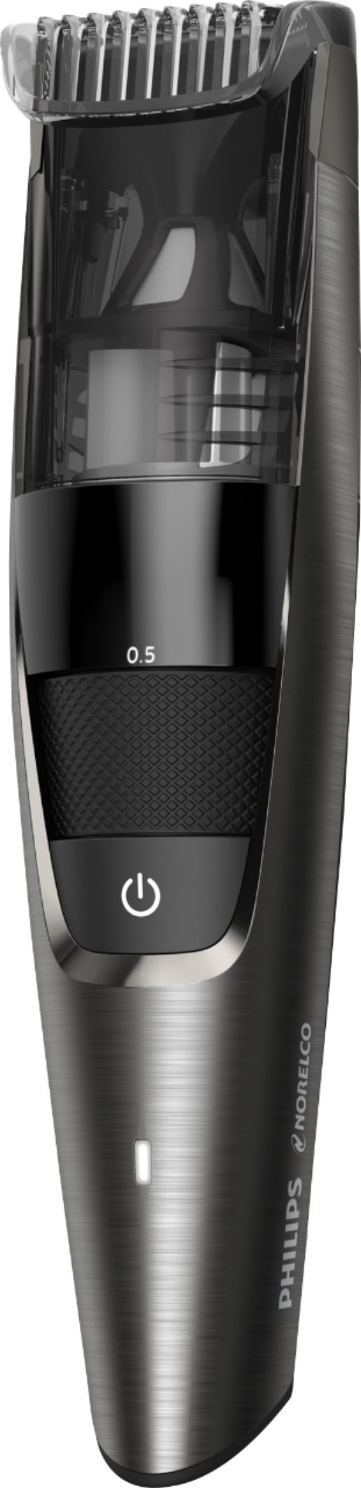 Left View: Philips Norelco - 7000 Series Hair Trimmer - Gray/Black