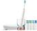 Angle. Philips Sonicare - DiamondClean Smart 9700 Rechargeable Toothbrush - Rose Gold.