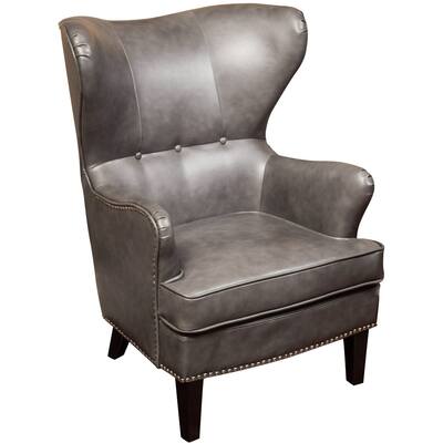 Noble House - Golddust High Back Chair - Charcoal