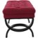 Alt View Zoom 11. Noble House - Carmel Ottoman Bench - Deep Red.