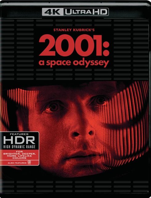Front Standard. 2001: A Space Odyssey [4K Ultra HD Blu-ray/Blu-ray] [1968].