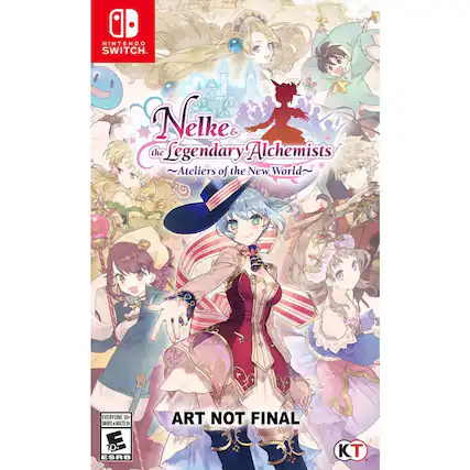 Front. Koei Tecmo - Nelke & the Legendary Alchemists: Ateliers of the New World. - E10+ (Everyone 10+)