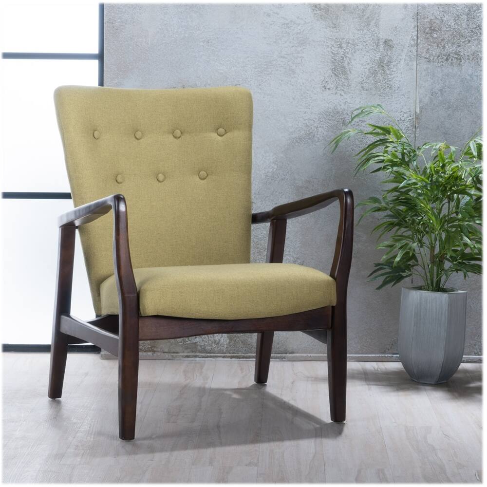 Left View: Noble House - Rumford Accent Chair - Wasabi