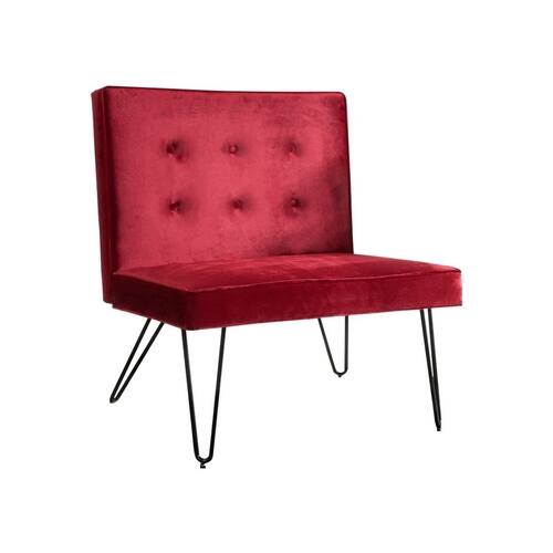 Noble House - Velma Accent Chair - Berry