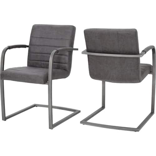 Noble House - Powell Accent Chair (Set of 2) - Slate