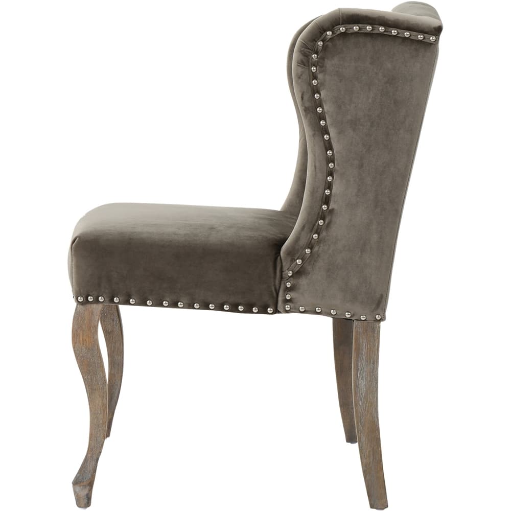 Angle View: Noble House - Dante Accent Chair (Set of 2) - Gray