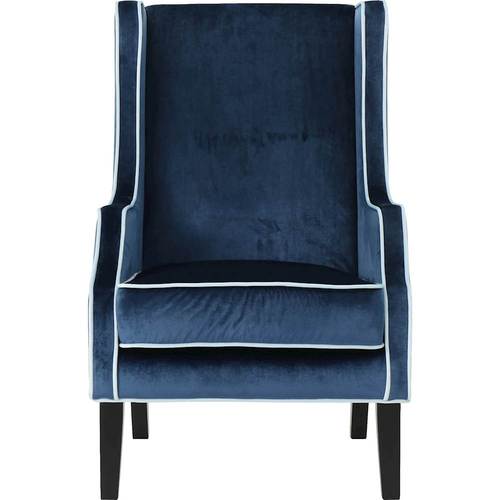 Noble House - Fairfield Club Velvet Armchair - Cobalt