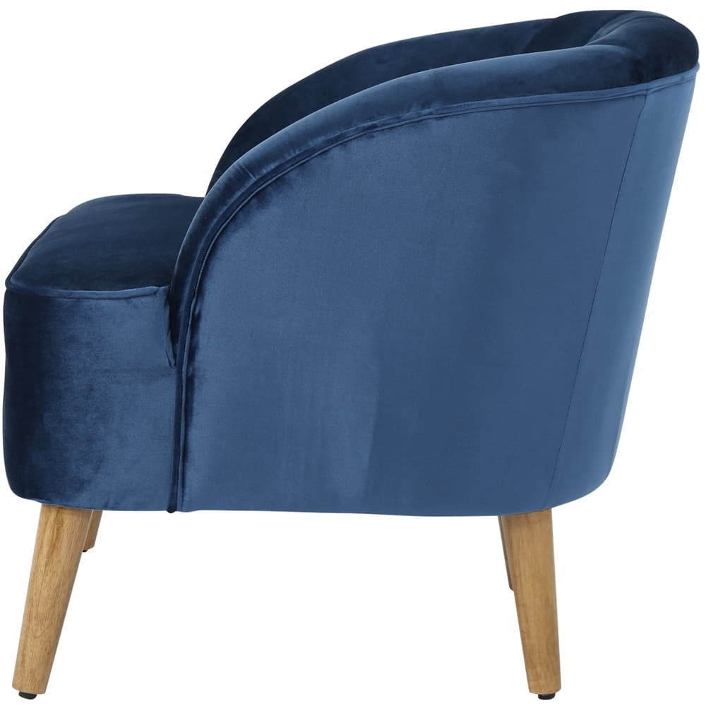 Angle View: Noble House - Noxen Club Chair - Cobalt