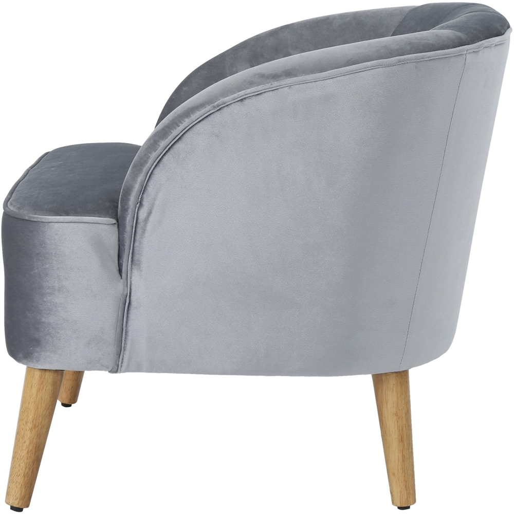 Angle View: Noble House - Rumford Accent Chair (Set of 2) - Gray