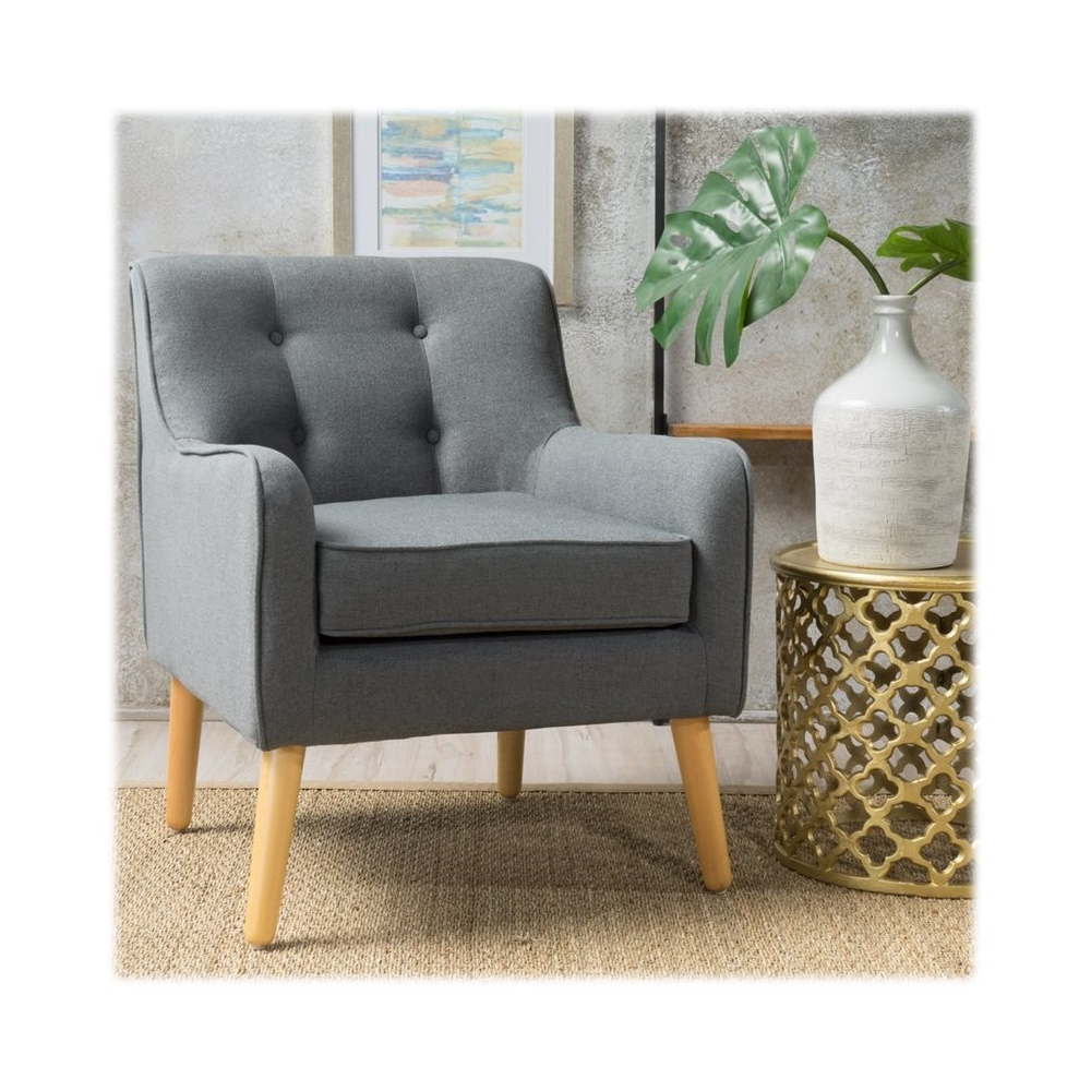 Best Buy: Noble House Gideon Accent Chair (Set of 2) Charcoal 300571