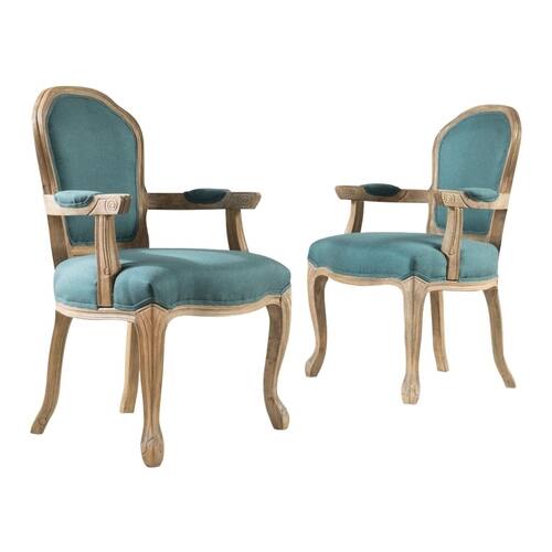 Noble House - Oley Accent Chair (Set of 2) - Dark Teal