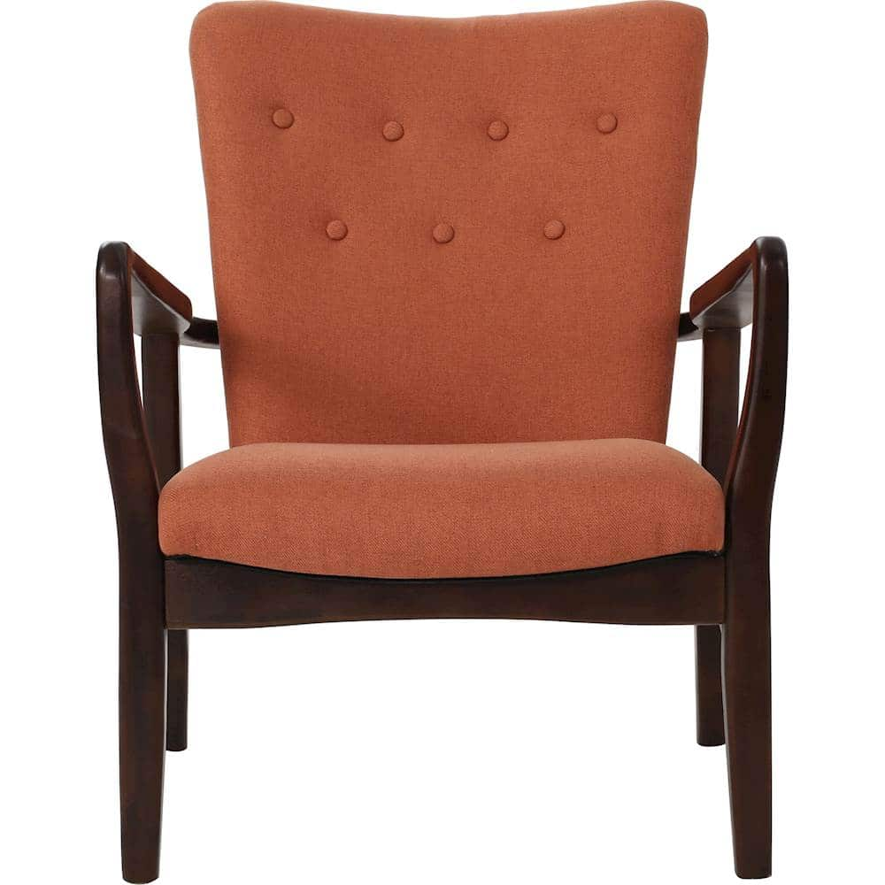 noble house  rumford accent chair  orange