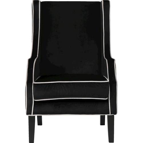 Noble House - Fairfield Club Velvet Armchair - Black