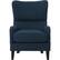 Front. Noble House - Dupont Fabric Club Chair - Navy Blue.