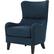 Left. Noble House - Dupont Fabric Club Chair - Navy Blue.