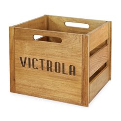Victrola - Record and Vinyl Crate - Front_Zoom