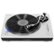 Front. Victrola - Pro Bluetooth Stereo Turntable - Silver.