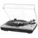 Left. Victrola - Pro Bluetooth Stereo Turntable - Silver.
