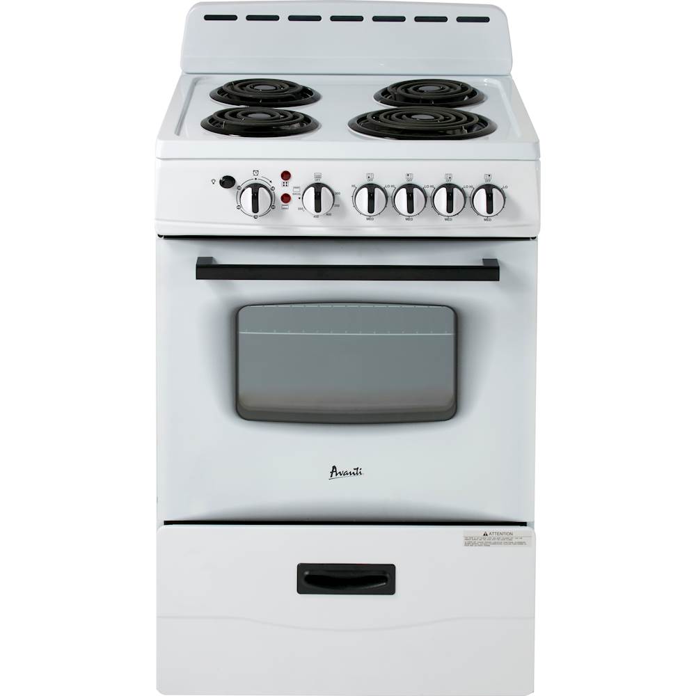 Best Buy Avanti 2.6 Cu. Ft. Freestanding Electric Range ER24P0WG