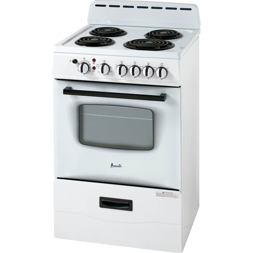 Avanti 24 Inch 2.6 Cubic Ft Natural Gas Kitchen Oven with 4 Burner