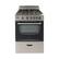 Front. Avanti - 2.6 Cu. Ft. Freestanding Gas Range - Stainless steel.