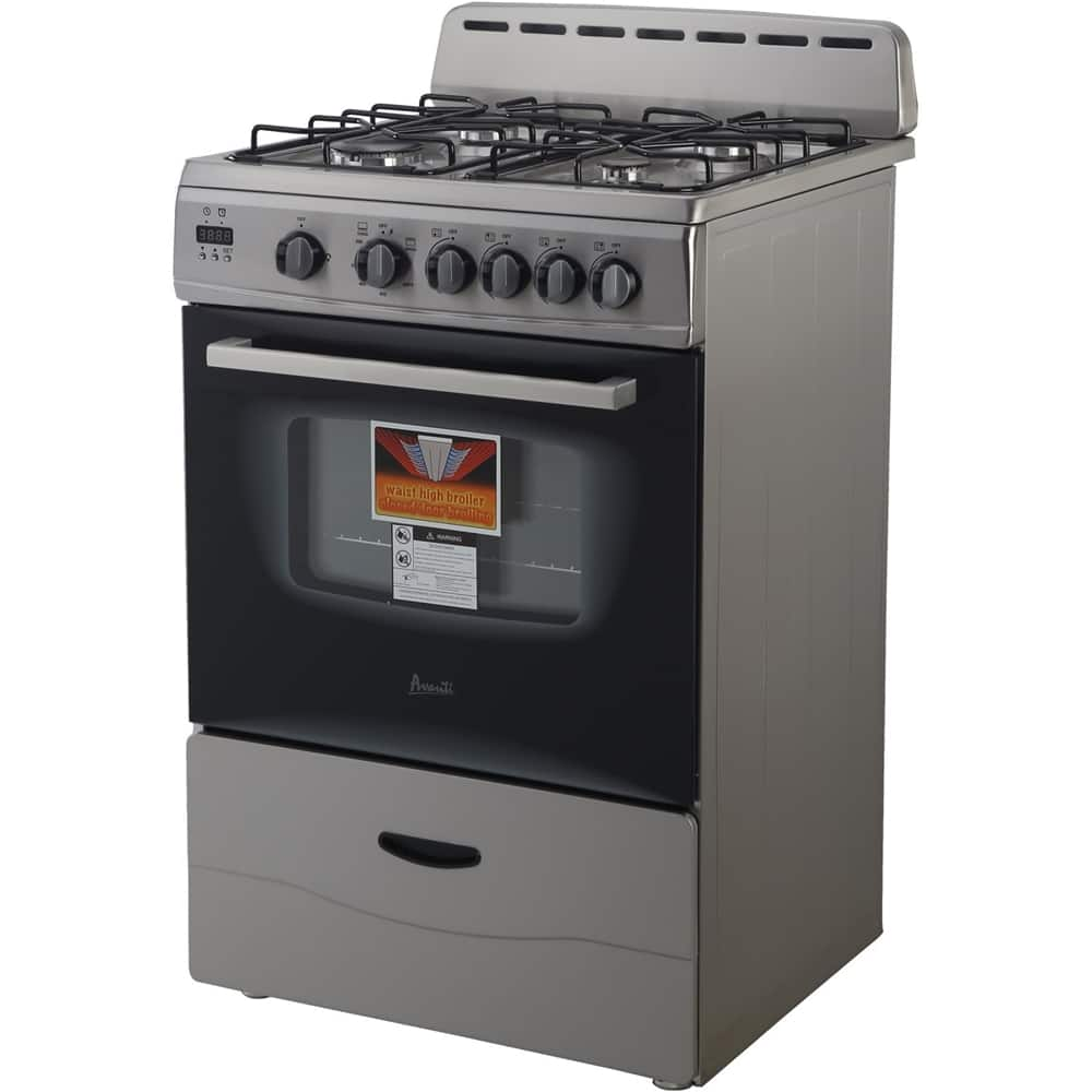 Best Buy: Avanti 2.6 Cu. Ft. Freestanding Gas Range GR2416CSS