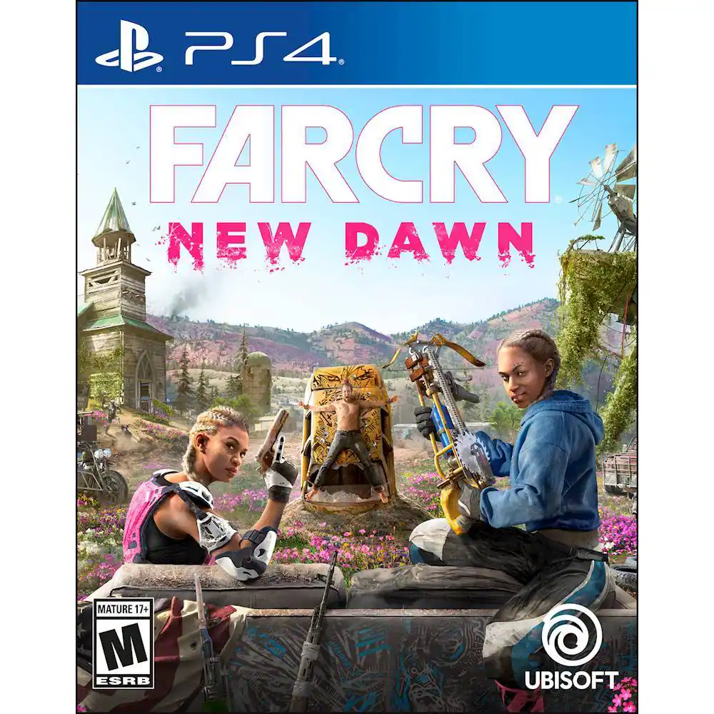 PS4, Far Cry New Dawn, Mature 17+, M ESRB, Ubisoft - M (Mature 17+)