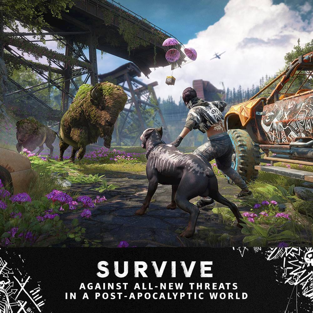 Survive against all-new threats in a post-apocalyptic world.