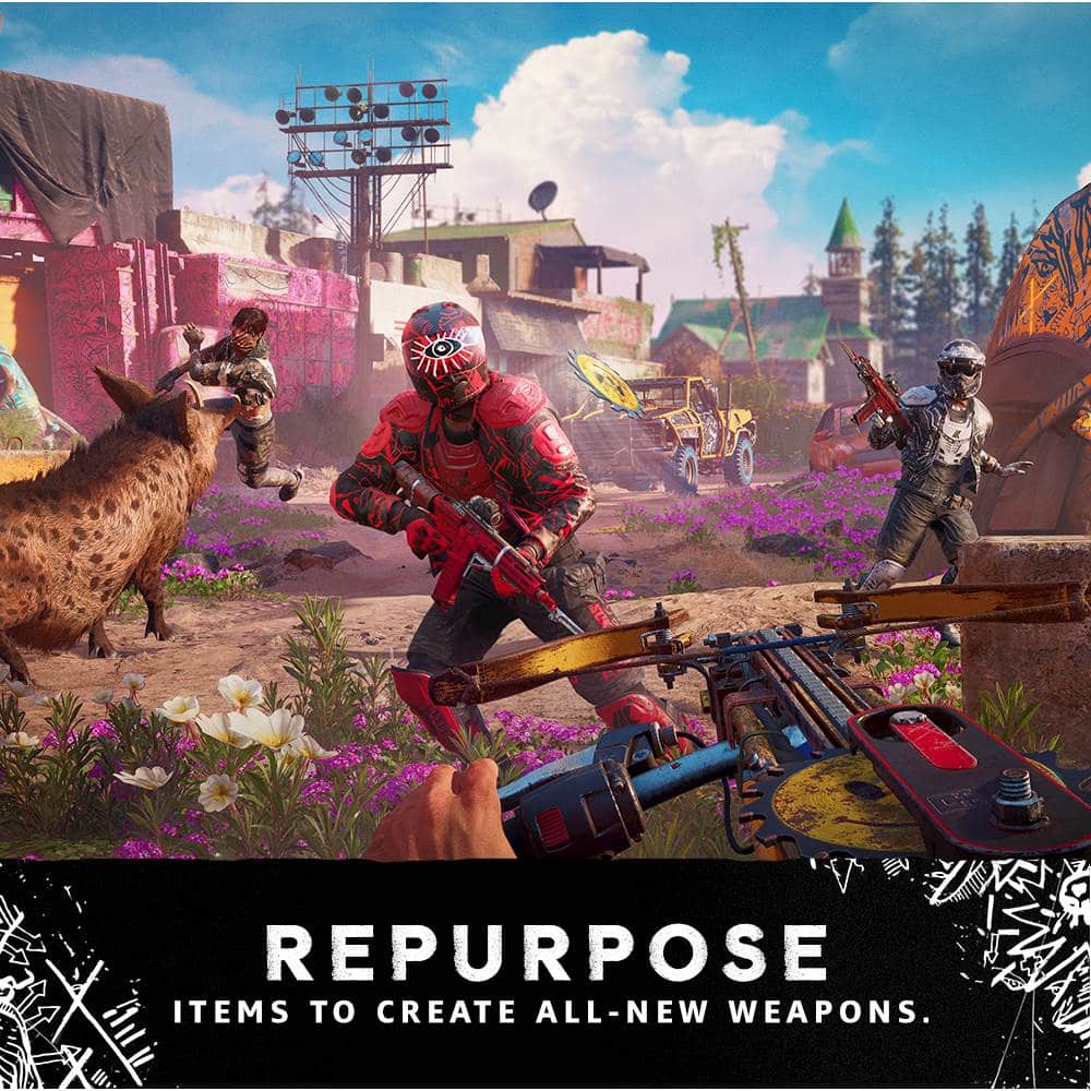 Repurpose items to create all-new weapons.