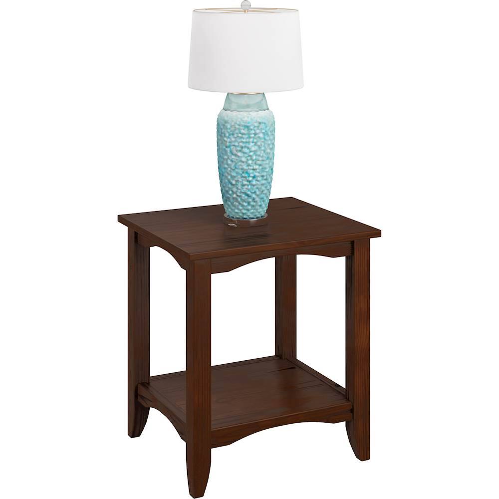 Best Buy CorLiving TwoTiered Rectangular End Table LXY041T