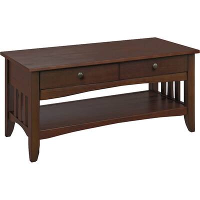 CorLiving - Rectangular 2-Drawer Coffee Table
