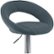 Alt View 14. CorLiving - Round Open Fabric Kitchen Chairs (Set of 2) - Blue Gray.