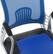 Alt View 14. CorLiving - Workspace 5-Pointed Star Leatherette and Mesh Office Chair - Black/Blue.